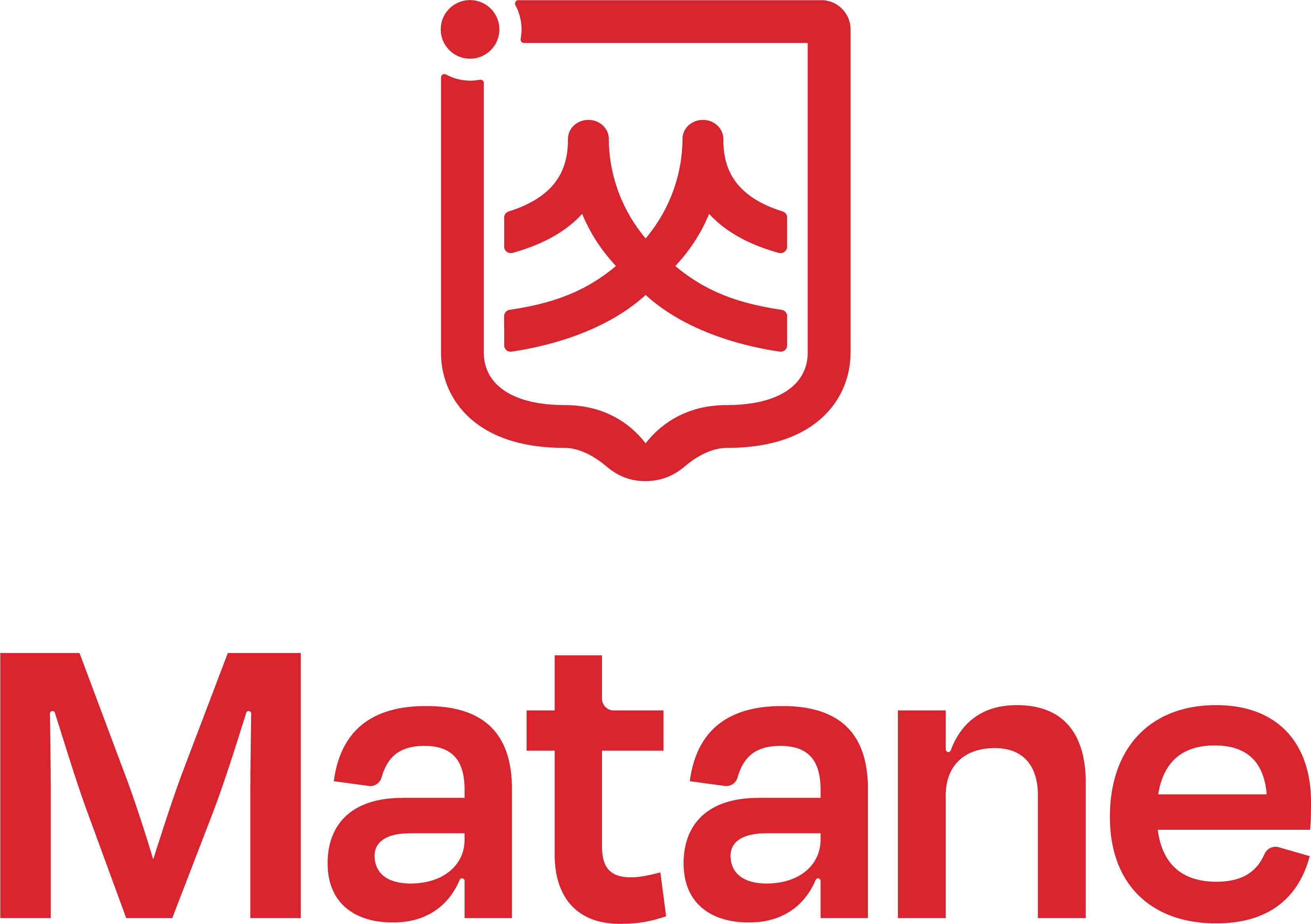 Matane Logo Vertical Rouge